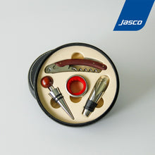 Load image into Gallery viewer, ชุดอุปกรณ์ไวน์พร้อมกล่อง	WINE ACCESSORIES SET IN PU BOX
