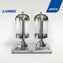 Load image into Gallery viewer, เครื่องจ่ายน้ำผลไม้ แบบสองหัว Double Juice Dispenser
