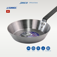 Load image into Gallery viewer, กระทะเหล็กกล้าคาร์บอน Heavy Duty Black Iron Fryingpan, SUNNEX
