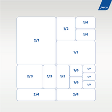 Load image into Gallery viewer, อ่างอาหาร 1/2 26.5 x 32.5 cm Gastronorm Pans 1/2
