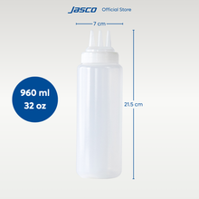 Load image into Gallery viewer, ขวดซอส 3 หัว Tri-Nozzle Wide Mouth Squeeze Dispensers
