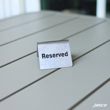 Load image into Gallery viewer, ป้ายจองโต๊ะ ตั้งโต๊ะ Reserved Sign

