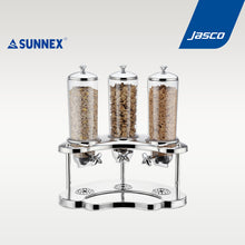 Load image into Gallery viewer, เครื่องจ่ายธัญพืช แบบสามหัว Half Moon Bay Triple Cereal Dispensers
