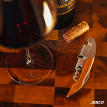 Load image into Gallery viewer, ที่เปิดขวดไวน์ ด้ามจับไม้ Corkscrew wood handle
