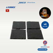 Load image into Gallery viewer, หินรองแก้ว 4 ชิ้น/แพ็ค Slate Platters
