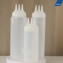 Load and play video in Gallery viewer, ขวดซอส 3 หัว Tri-Nozzle Wide Mouth Squeeze Dispensers
