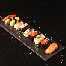 Load image into Gallery viewer, หินรองอเนกประสงค์ ทรงสี่เหลี่ยม Rectangular Slate Platters
