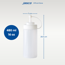 โหลดรูปภาพลงในเครื่องมือใช้ดูของ Gallery ขวดซอสปากกว้าง มีจุกปิด  Wide Mouth Squeeze Dispensers With Cap
