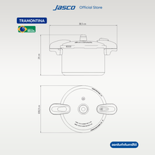 Load image into Gallery viewer, หม้ออัดแรงดัน 24 cm pressure cooker
