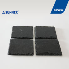 Load image into Gallery viewer, หินรองแก้ว 4 ชิ้น/แพ็ค Slate Platters
