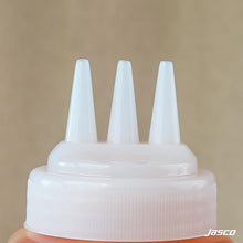 Load image into Gallery viewer, ขวดซอส 3 หัว Tri-Nozzle Wide Mouth Squeeze Dispensers
