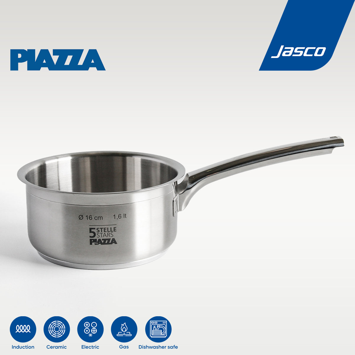 Piazza - 5 stars Medium saucepan 1 handle